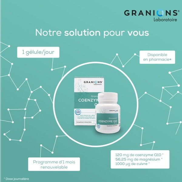 Granions coenzyme Q10 120 mg gélules