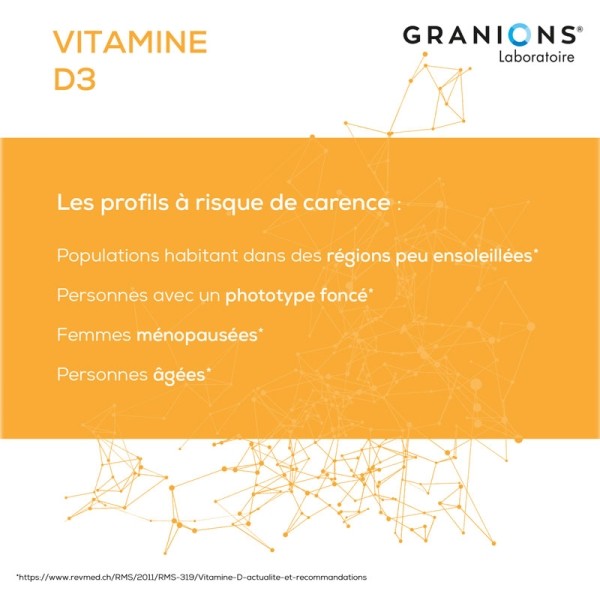 Granions Vitamine D3 gélules