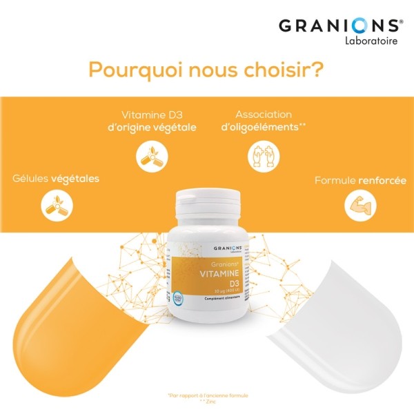 Granions Vitamine D3 gélules