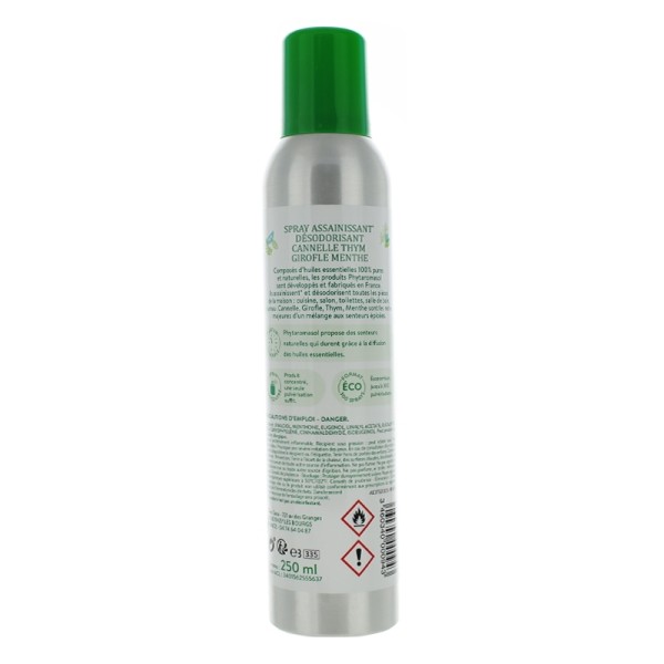 Phytaromasol cannelle girofle thym menthe spray