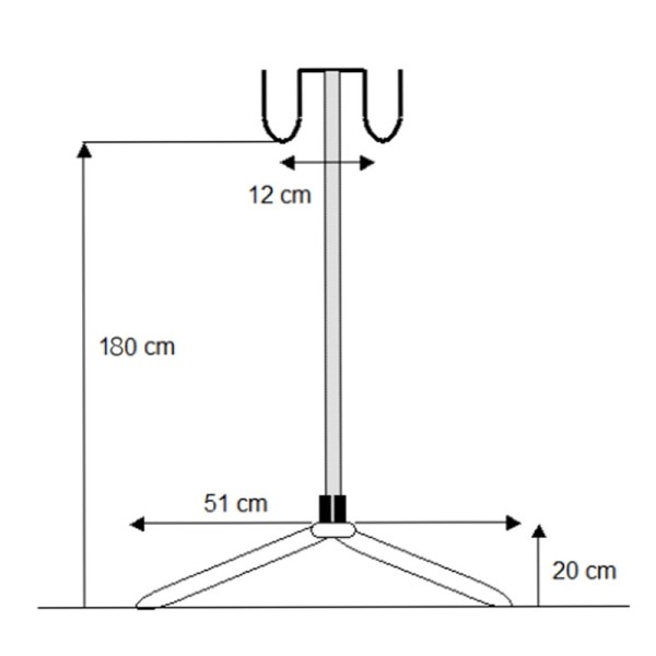 Pied à sérum pliable Medicafoot