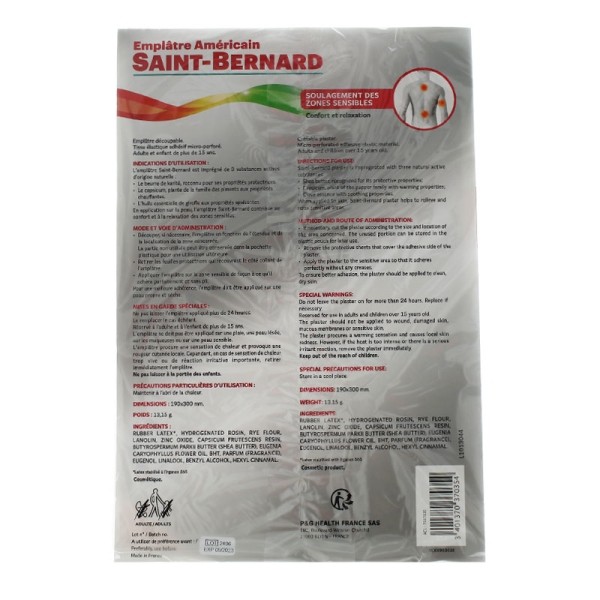 Saint Bernard emplâtre américain