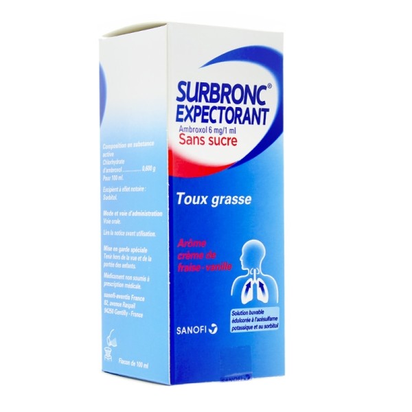 Surbronc Expectorant sirop sans sucre