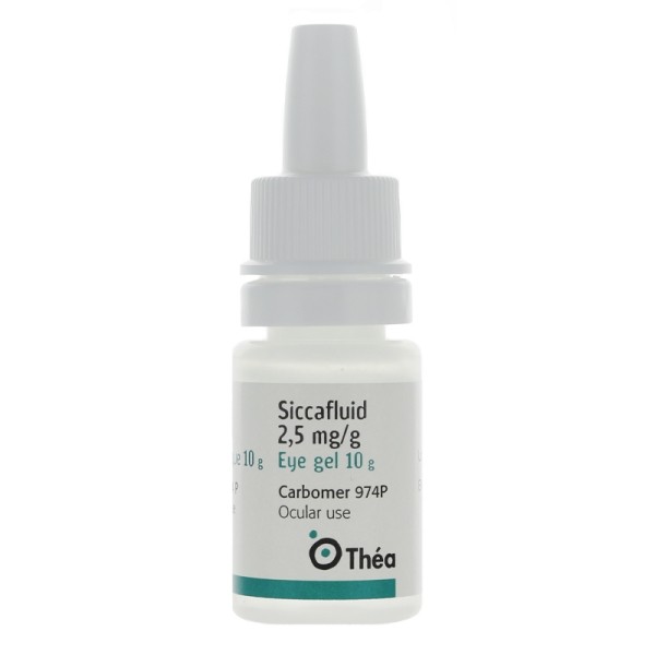 Siccafluid gel ophtalmique