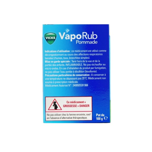 Vicks Vaporub pommade