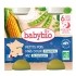 Babybio Petits pots Bébé Petits pois Maïs doux Riz bio