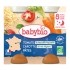 Babybio Petits Pots bébé Carotte Tomate Pâtes