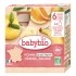 Babybio Gourdes Pomme Orange Banane