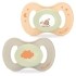 Luc et Léa Nature sucette silicone anatomique 0-6 mois Nuit