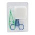 Set de pansement stérile 1 pince + 1 kocher + 5 compresses