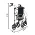 Déambulateur Rollator Ecoplus 4 roues avec panier