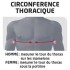 Gibaud Ceinture thoracique Homme et Femme