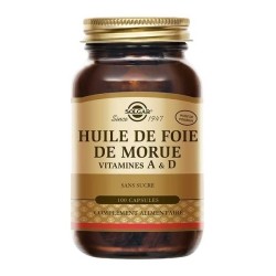 Solgar capsules d'huile de Foie de Morue