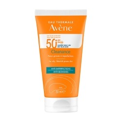 Emulsion Avène Cleanance protection solaire peau grasse SPF 50+