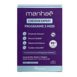 Manhaé cheveux gélules complément alimentaire