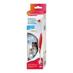Beaphar Brosse à dents et dentifrice Chien Chat