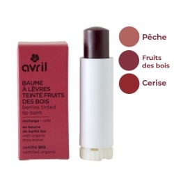 Avril Baume à lèvres teinté bio rechargeable