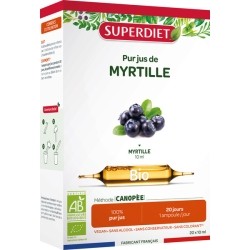 Super Diet ampoules jus de myrtille