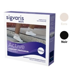 Sigvaris Active Confort Fraîcheur Chaussettes de Contention Homme Classe 2