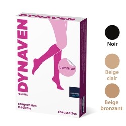 Sigvaris Dynaven Transparent Chaussettes de Contention Femme Classe 2