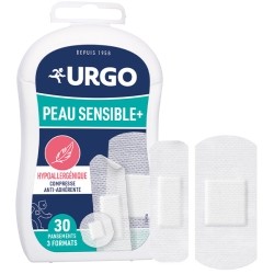 Urgo Peau sensible+ pansements assortis