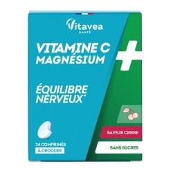Vitavea vitamine C magnésium équilibre nerveux comprimés