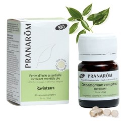 Pranarom Perles d'huile essentielle de Ravintsara Bio capsules