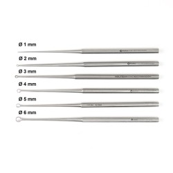 Holtex curette fine dermatologique fenêtrée
