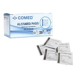Tampons imprégnés d'alcool 70 %
