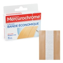 Mercurochrome Pansement à découper économique 10 x 6 cm