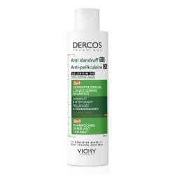 Vichy Dercos Anti Pelliculaire 2 en 1 Shampooing Démêlant Traitant