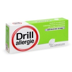 Drill Allergie Cetirizine 10 mg comprimé à sucer