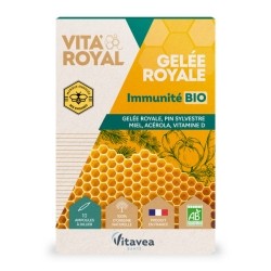Ampoules Vita'Royal gelée royale Immunité Bio