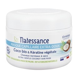 Natessance masque capillaire extra-doux Coco bio