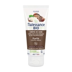 Natessance Crème de soin capillaire Karité et Kératine végétale bio