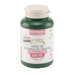 Nat & Form Huile de bourrache onagre capsules complément alimentaire