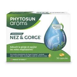 Phytosun Arôms Aromadoses nez et gorge capsules