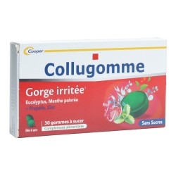 Gommes gorge irritée Collugomme
