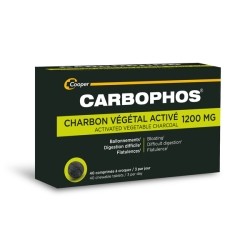 Carbophos Charbon végétal comprimés à croquer