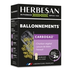 Herbesan Carbogaz gélules Ballonnements