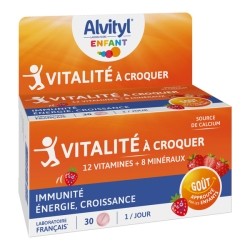 Alvityl Vitalité fraise comprimés à croquer