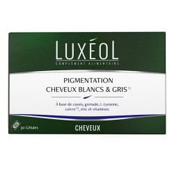 Luxeol complément alimentaire cheveux blanc et gris pigmentation