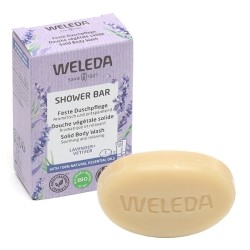 Weleda douche végétale solide relaxante lavande et vetiver bio