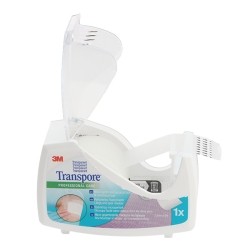 3M Transpore sparadrap transparent avec dévidoir