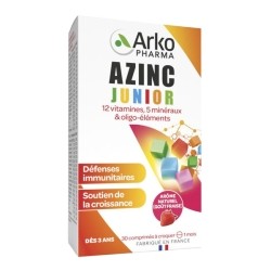 Azinc Junior fraise comprimés à croquer