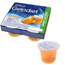 Gelodiet eau gélifiée sans sucres Orange