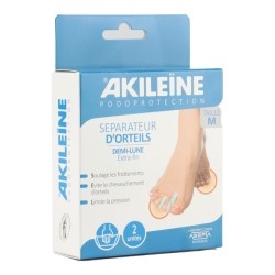 Akileine Séparateur d’orteils Demi lune extra fin