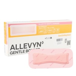 Allevyn Gentle Border Rectangle pansement adhésif siliconé