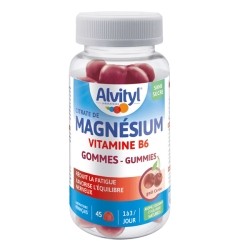 Alvityl Magnésium vitamine B6 gummies Cerise