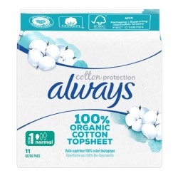 Always Cotton Protection Serviette hygiénique Normal Bio